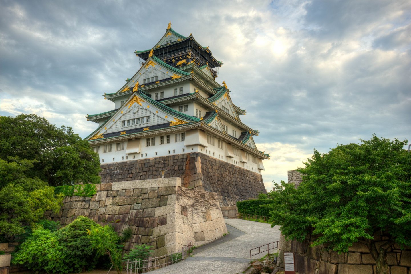 Grimper jusqu’au château d’Osaka